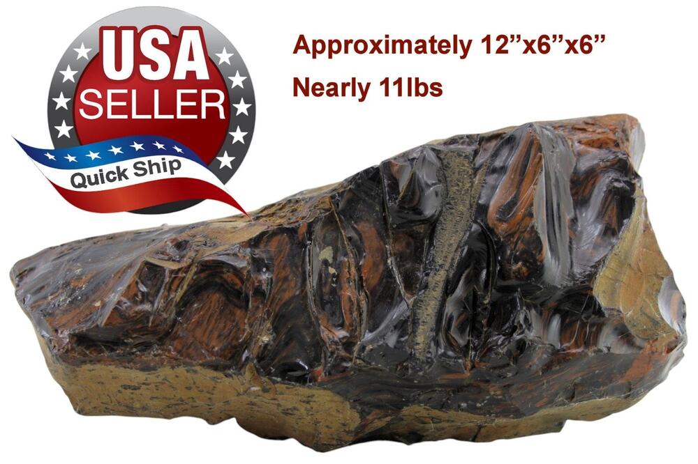 Mahogany Obsidian Rough Natural Specimen • Nearly 11lbs •Approximately 12”x6”x6”